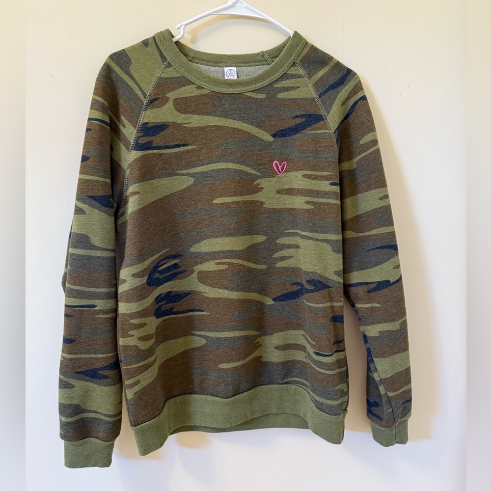 Ladies Camouflage Sweatshirt